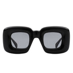Rayne - Y2K Square Inflated Chunky Retro Funny Sunglasses