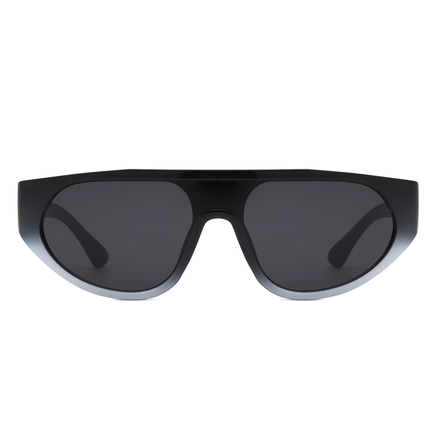 Isolde - Round Flat Top Retro Fashion Sunglasses
