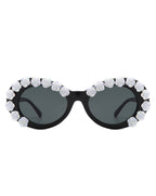 Vystra - Oval Flower Round Fashion Women's Sunglasses