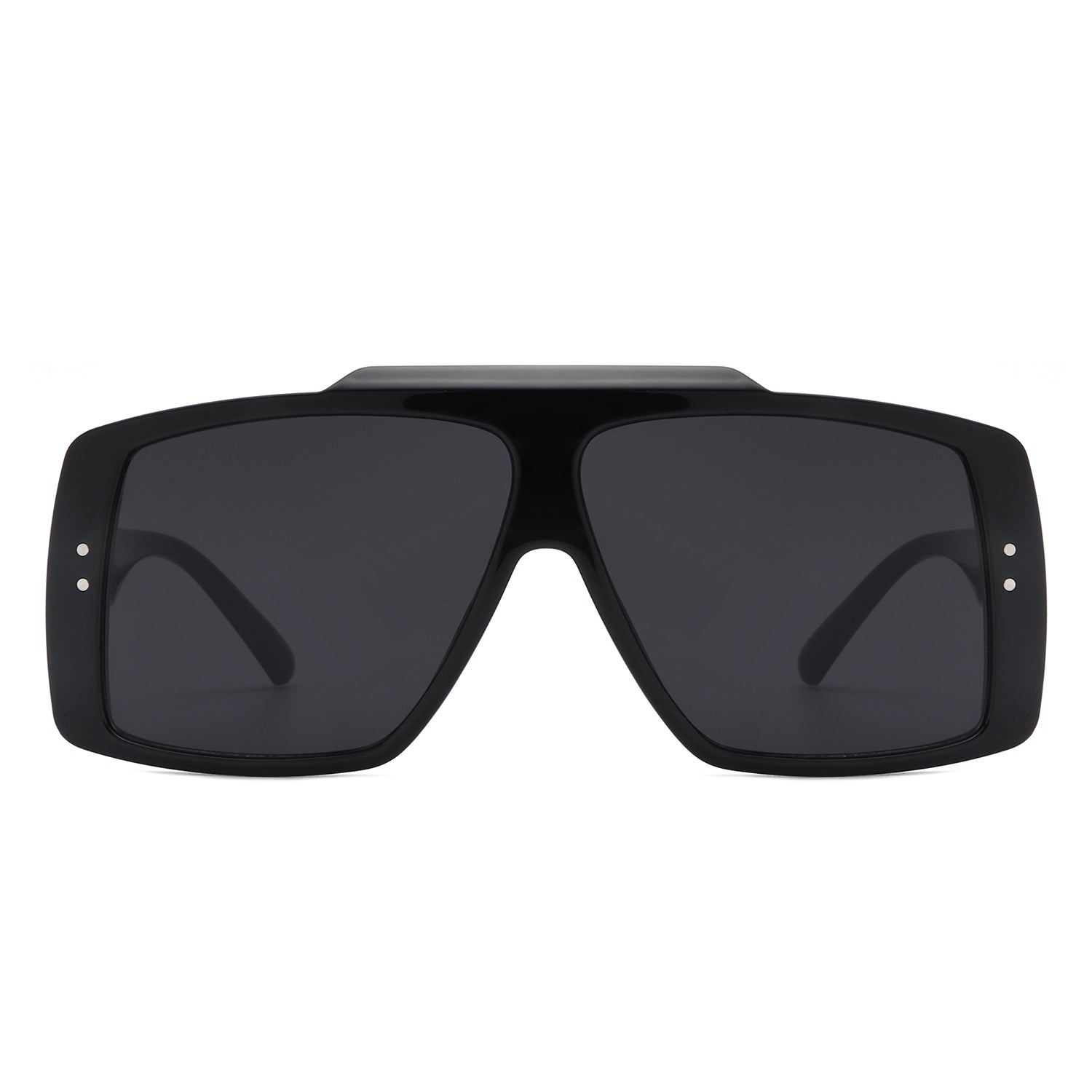 Halia - Square Retro Flat Top Vintage Inspired Fashion Sunglasses