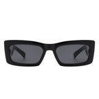Horizonx - Retro Rectangle Narrow Fashion Slim Vintage Square Sunglasses