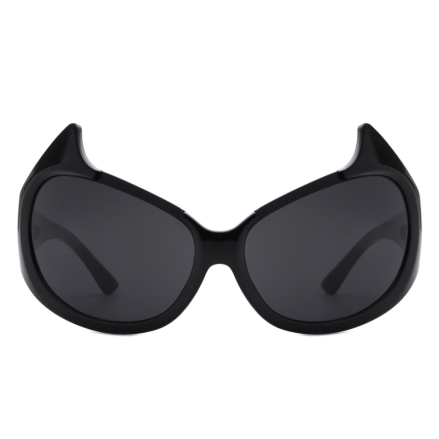 Vaelin - Round Oversize Fashion Cat Eye Sunglasses
