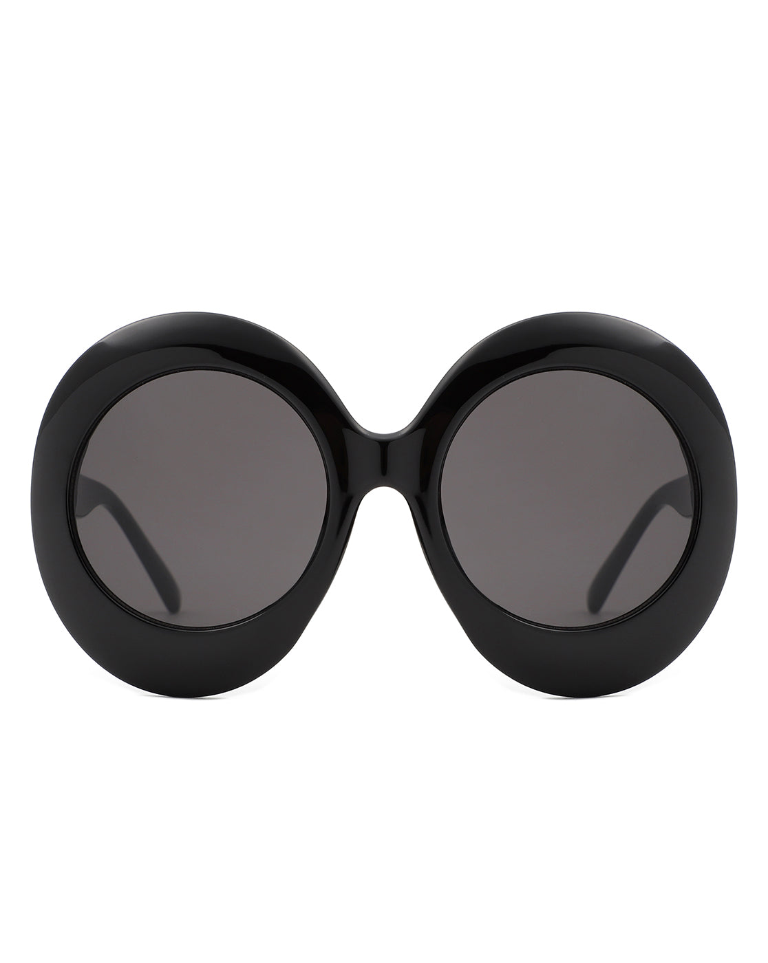 Quest - Oversized Oval Round Women's Fashion Sunglasses