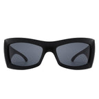 Skytalon - Square Retro Chunky Wrap Around Sunglasses