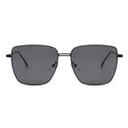 Eskuitan | Women Square Metal Oversize Fashion Sunglasses