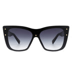 Windborn - Women Retro Square Tinted Cat Eye Fashion Sunglasses