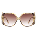 Vortexia - Oversize Irregular Frame Large Fashion Square Sunglasses