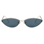 FLINT | Small True Retro Vintage Slim Metal Sunglasses