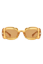 Uplift - Geometric Irregular Thick Frame Square Fashion Sunglasses