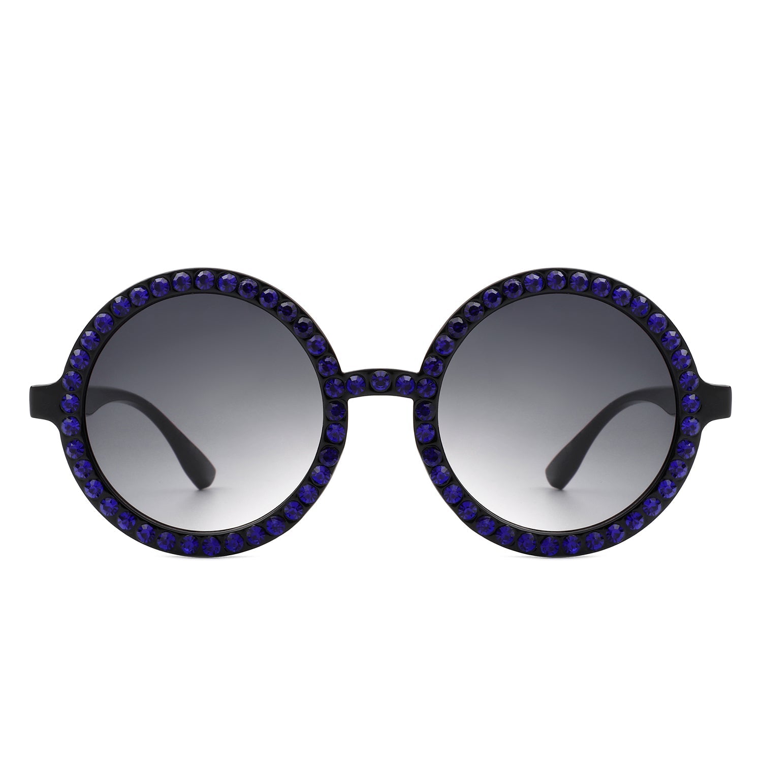 Dreamwey - Round Fashion Rhinestone Circle Oversize Women Sunglasses