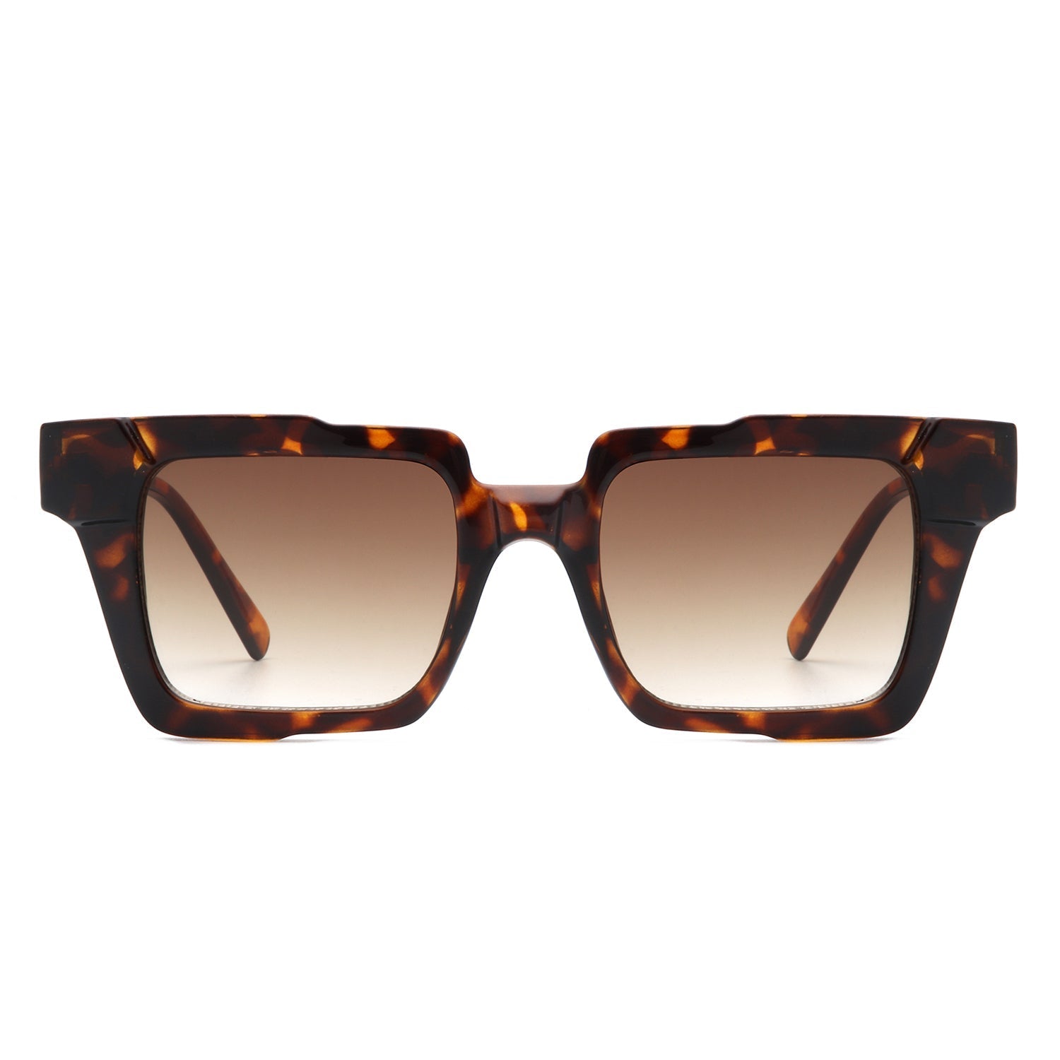 Xeno - Flat Top Geometric Fashion Square Sunglasses