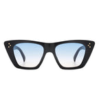 Lightnin - Women Retro Cat Eye Fashion Square Sunglasses