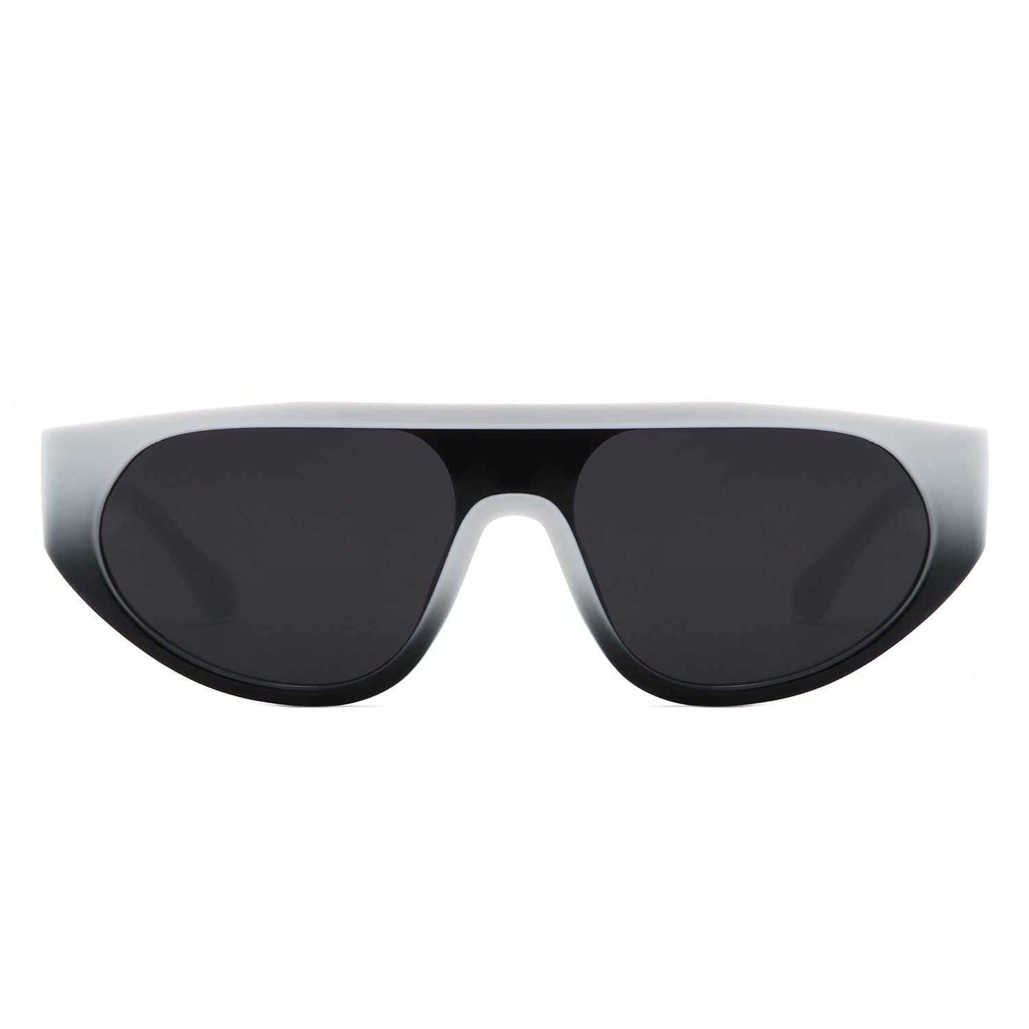 Isolde - Round Flat Top Retro Fashion Sunglasses