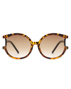 Iloria - Oversized Fashion Irregular Round Sunglasses