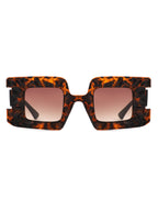 Pledge - Modern Chunky Geometric Square Fashion Sunglasses