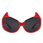 Vaelin - Round Oversize Fashion Cat Eye Sunglasses