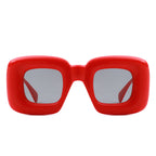 Rayne - Y2K Square Inflated Chunky Retro Funny Sunglasses