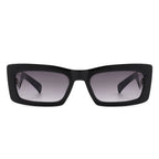 Horizonx - Retro Rectangle Narrow Fashion Slim Vintage Square Sunglasses