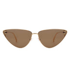 Windflow - Retro Tinted Flat Lens Fashion Cat Eye Sunglasses