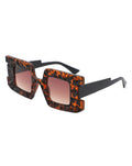 Pledge - Modern Chunky Geometric Square Fashion Sunglasses