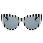 HELSINKI | Women Round Cat Eye Oversized Fashion Sunglasses