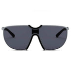 MACON | Large Oversized Unisex Single Lens Aviator Fashion Sunglasses