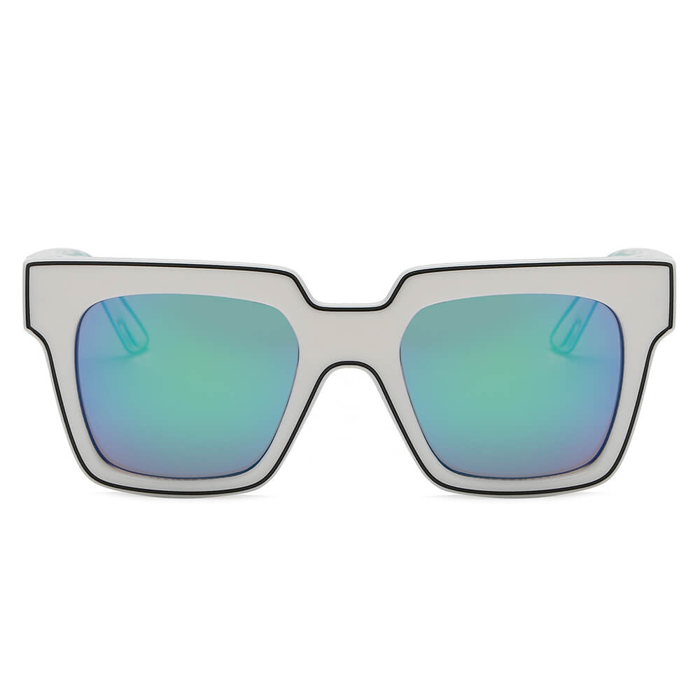 CAMDEN | Women Retro Square Oversize Sunglasses