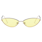 FLINT | Small True Retro Vintage Slim Metal Sunglasses
