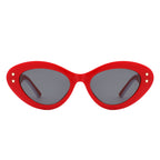 Elandor - Cat Eye Oval Star Designed Sunglasses