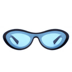 Cygnus - Oval Retro Vintage Inspired Round Tinted Fashion Sunglasses