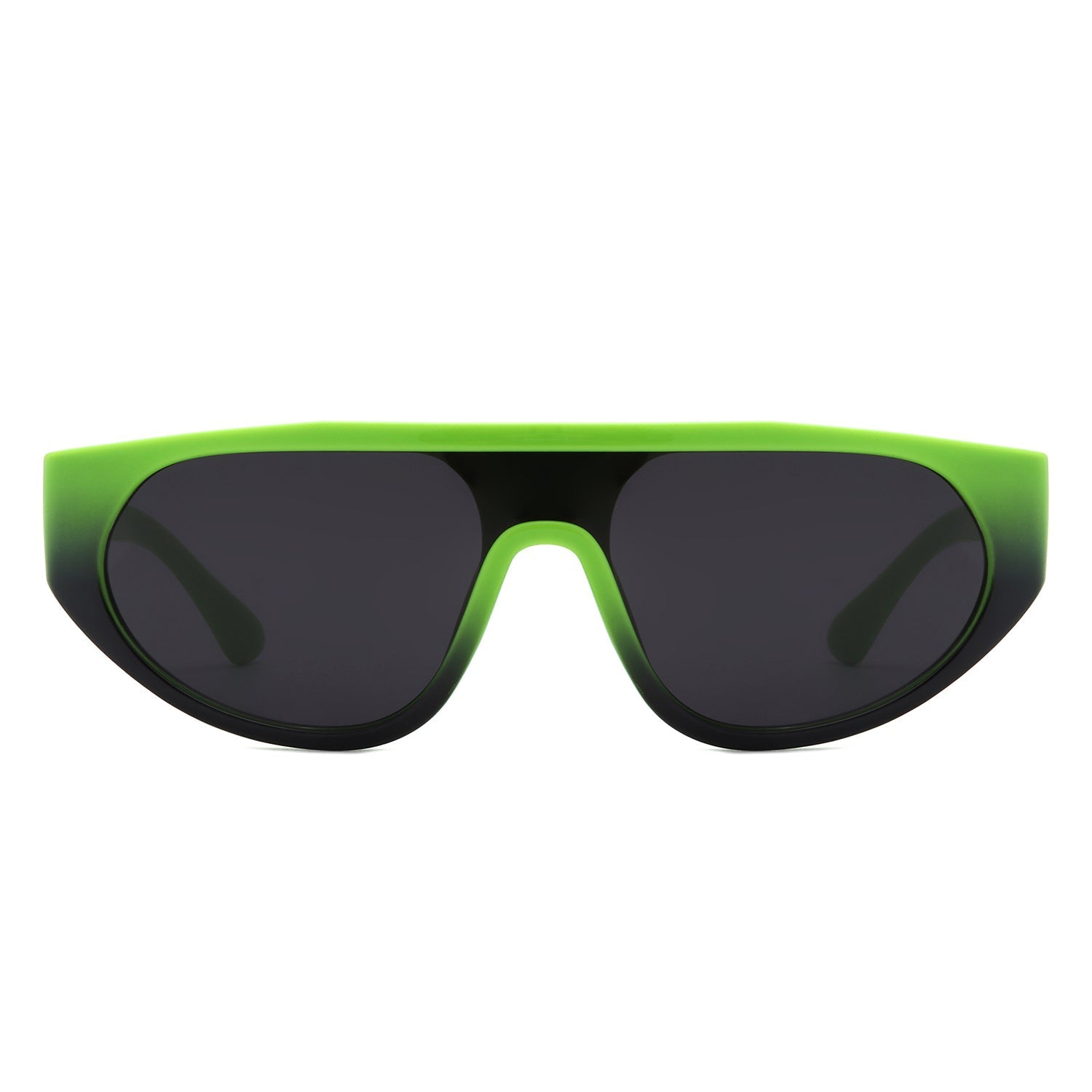 Isolde - Round Flat Top Retro Fashion Sunglasses