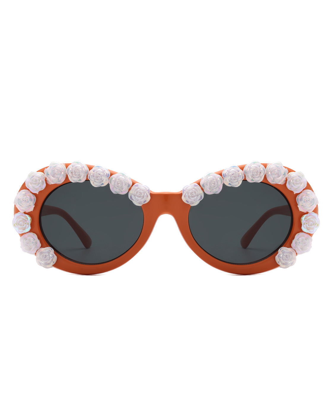 Vystra - Oval Flower Round Fashion Women's Sunglasses