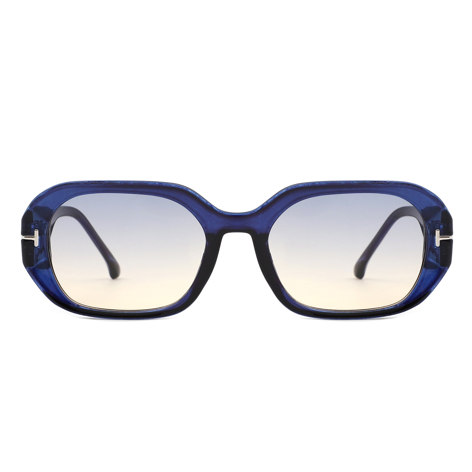 Nexis - Geometric Square Thick Frame Fashion Sunglasses