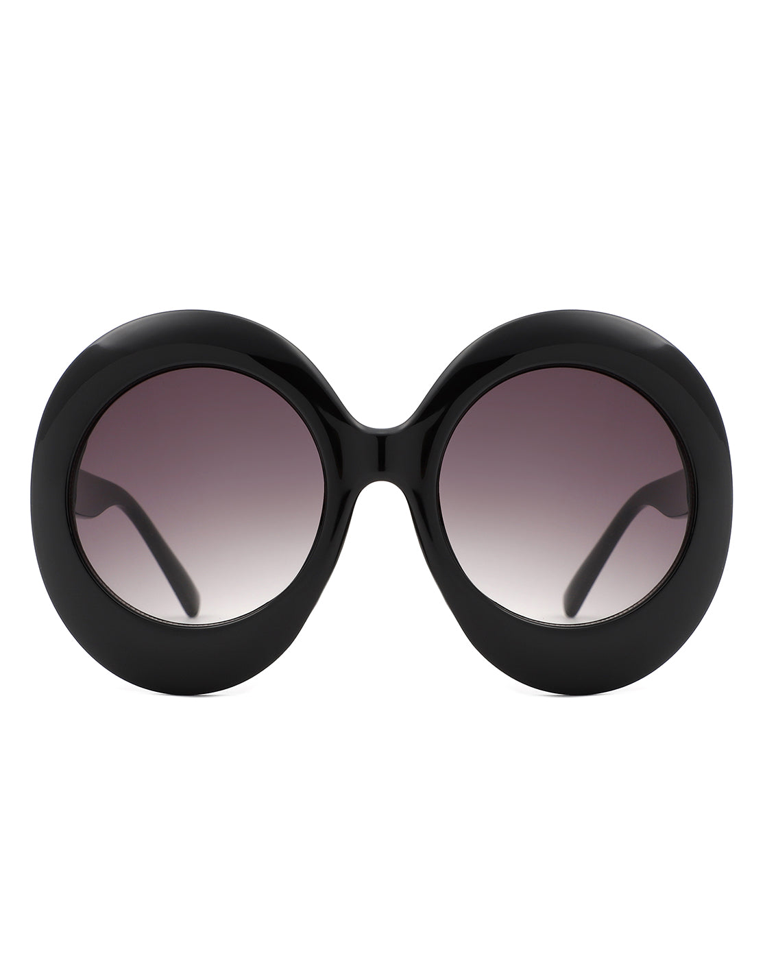 Quest - Oversized Oval Round Women's Fashion Sunglasses