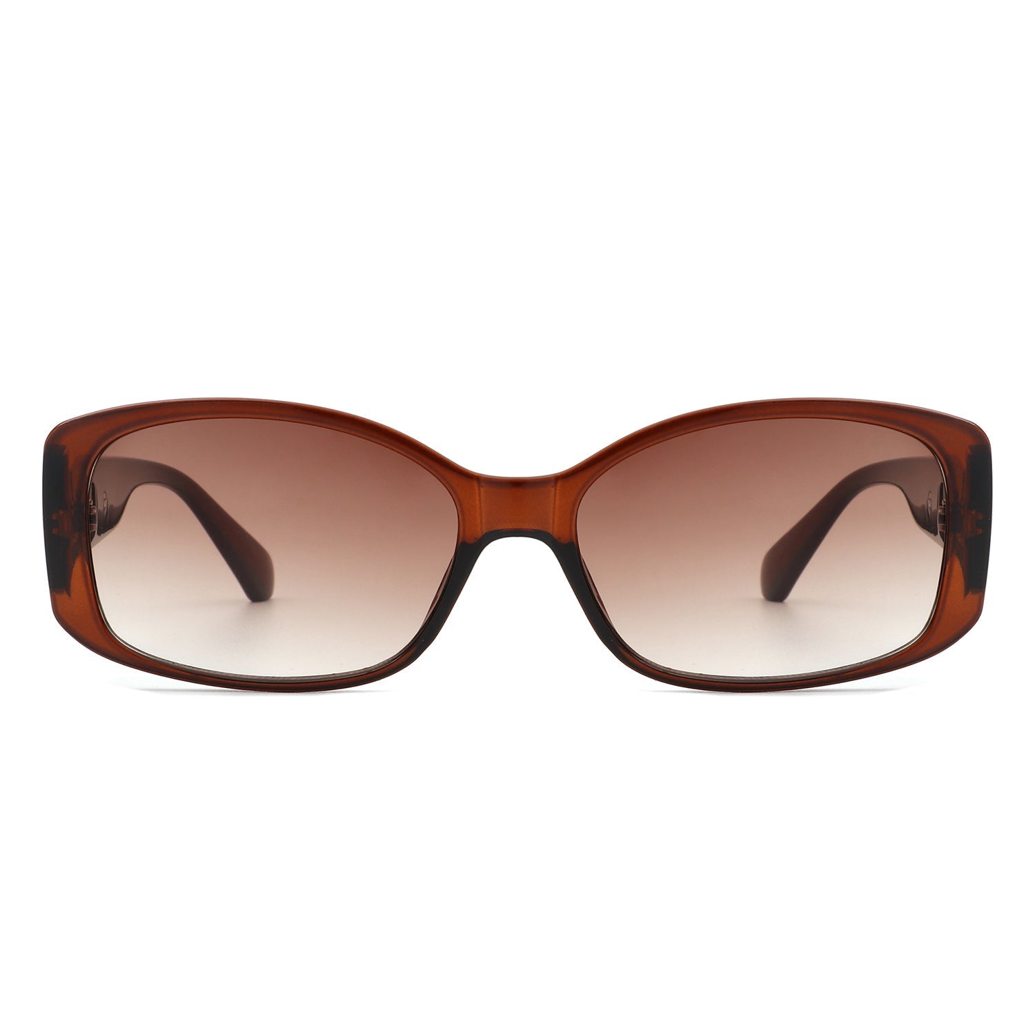 Fantasie - Rectangular Narrow Retro Tinted Fashion Square Sunglasses