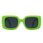 Jadestone - Square Retro Flat Top Fashion Sunglasses
