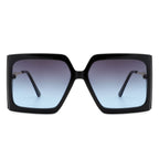 Yellowra - Women Oversize Retro Square Large Fashion Sunglasses