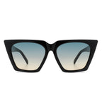 Flarebit - Women Cat Eye Retro Oversize Fashion Square Sunglasses