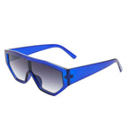 Firelily - Geometric Square Oversize Futuristic Fashion Sunglasses