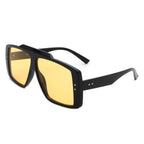 Halia - Square Retro Flat Top Vintage Inspired Fashion Sunglasses