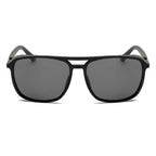 NAPA | Retro Vintage Flat Brow Bar Polarized Square Fashion Sunglasses