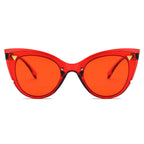 GRENOBLE | Women Retro Fashion Round Cat Eye Sunglasses