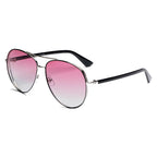 KEARNY | Classic Flat Top Brow Bar Aviator Fashion Sunglasses