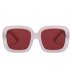 CLEMSON | Women Retro Trendy Vintage Bold Square Oversize Sunglasses