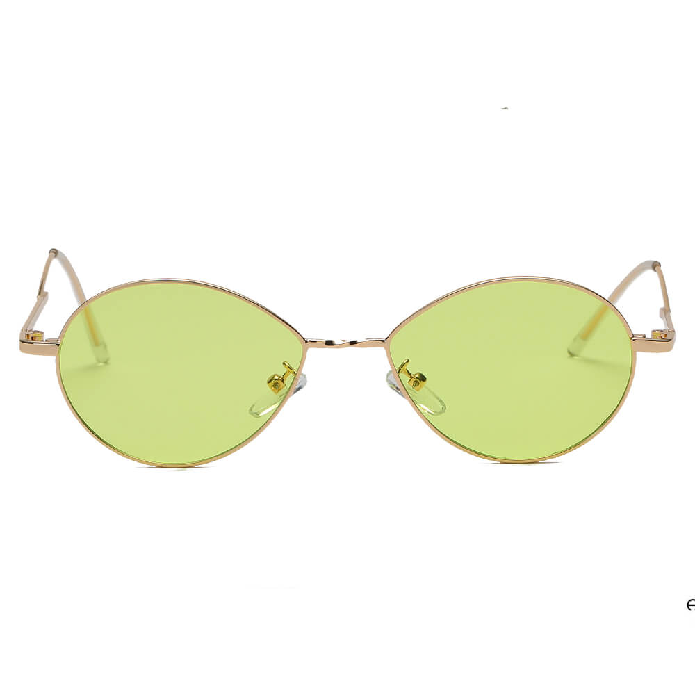 HICKORY | Small Retro Vintage Metal Round Sunglasses