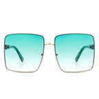 Evangely - Classic Square Tinted Fashion Oversize Women Sunglasses