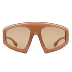 Bramble - Oversize Futuristic Square Women Fashion Sunglasses