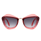 Infernia - Women Square Fashion Irregular Cat Eye Sunglasses