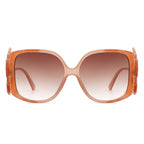 Vortexia - Oversize Irregular Frame Large Fashion Square Sunglasses
