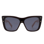 Windborn - Women Retro Square Tinted Cat Eye Fashion Sunglasses